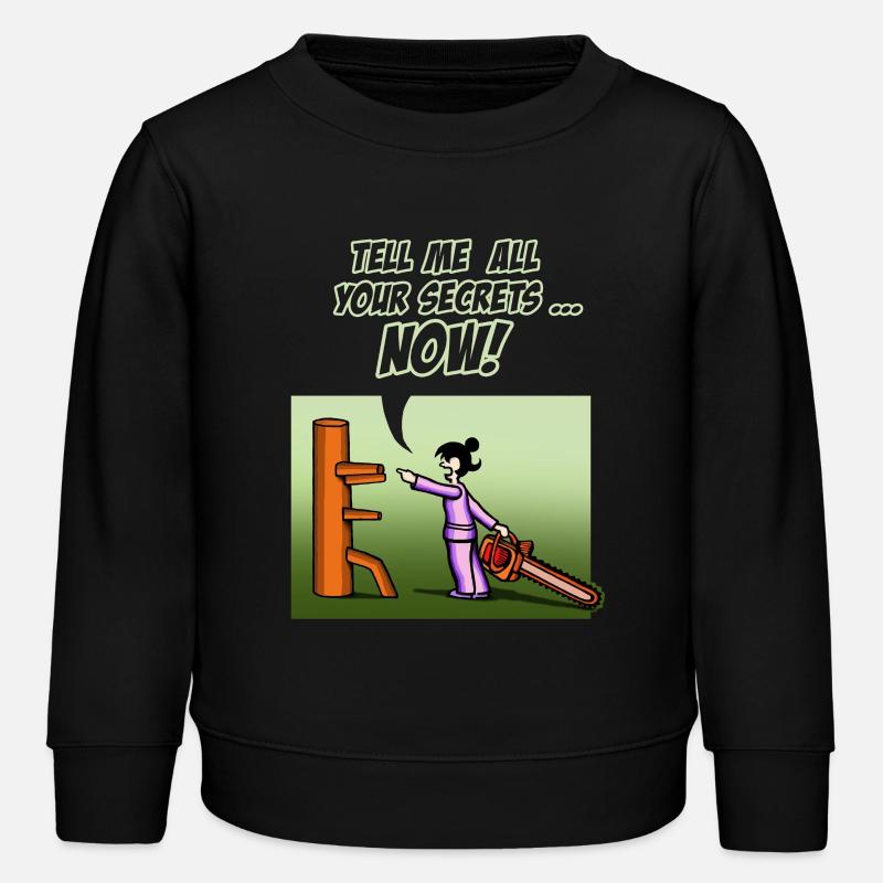 chainsaw 2016 green - Kinder Organic Sweatshirt Mini Changer von Stanley/Stella - Schwarz