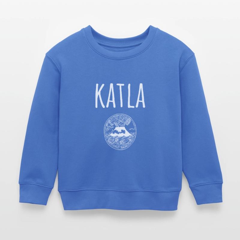 Katla Souvenir Vulkan Kinder Organic Sweatshirt Mini Changer von Stanley/Stella