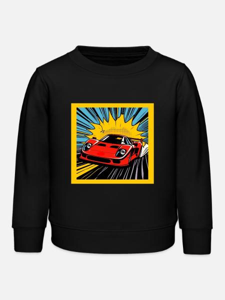 Sportwagen - Kinder Organic Sweatshirt Mini Changer von Stanley/Stella - Schwarz
