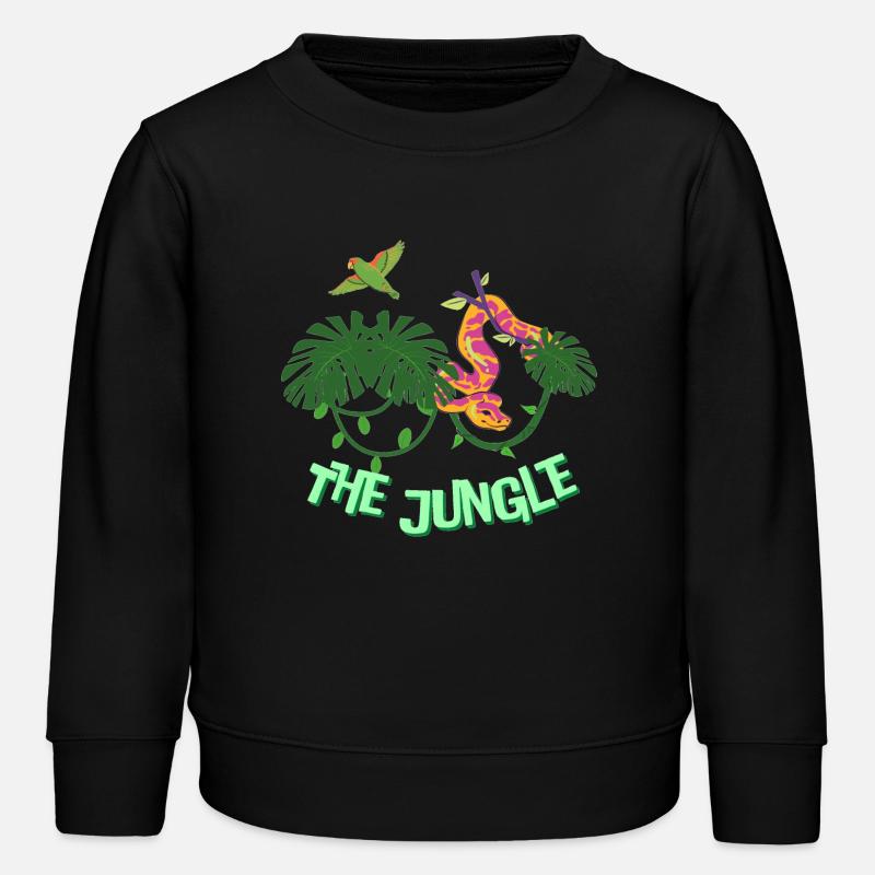 The Jungle - Sweat enfant bio Stanley/Stella - noir