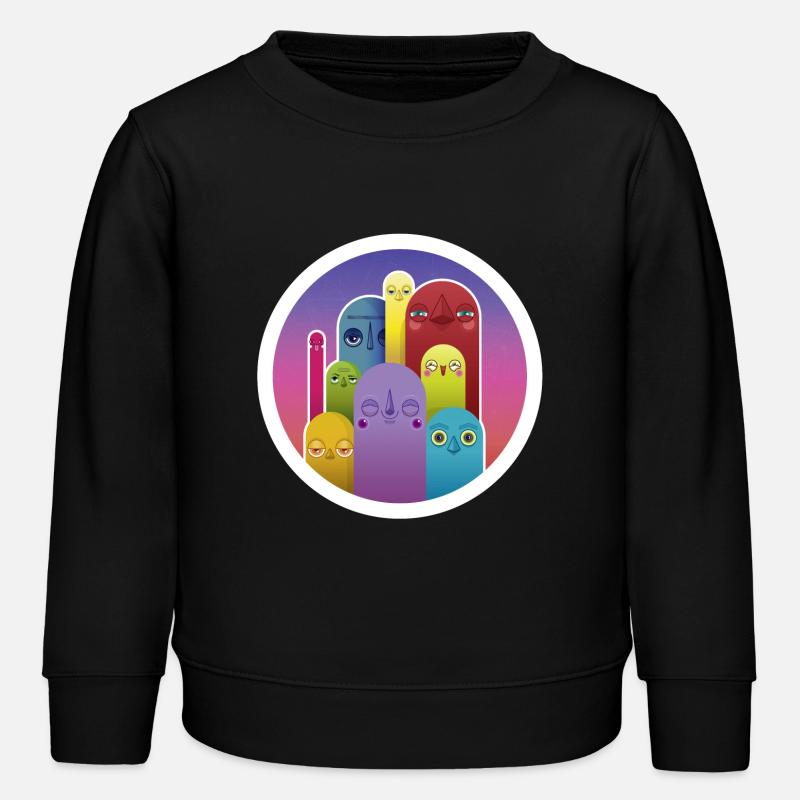ATMObande - Kinder Organic Sweatshirt Mini Changer von Stanley/Stella - Schwarz