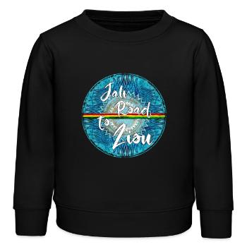 jah road to zion - Kinder Organic Sweatshirt Mini Changer von Stanley/Stella - Schwarz - Vorne - AI Model Kid Male (0cm)