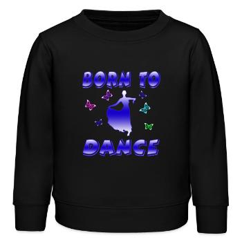 Tanzen - Kinder Organic Sweatshirt Mini Changer von Stanley/Stella - Schwarz - Vorne - AI Model Kid Male (0cm)