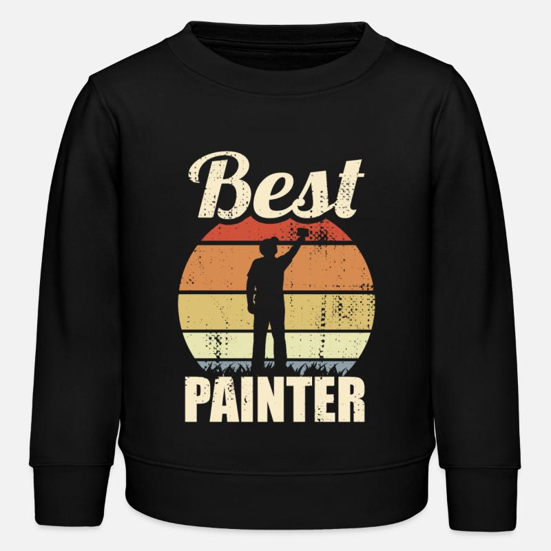 Meilleur peintre - Sweat enfant bio Stanley/Stella - noir