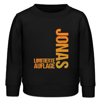 Jonas - Sweat enfant bio Stanley/Stella - noir - Devant - AI Model Kid Male (0cm)