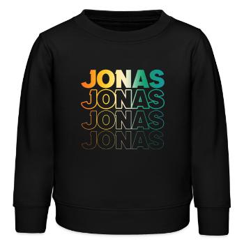 Jonas - Sweat enfant bio Stanley/Stella - noir - Devant - AI Model Kid Male (0cm)