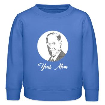 Your Mom - Kids Organic Sweatshirt by Stanley/Stella - carolina blue - Front - AI Model Kid Female (0cm)