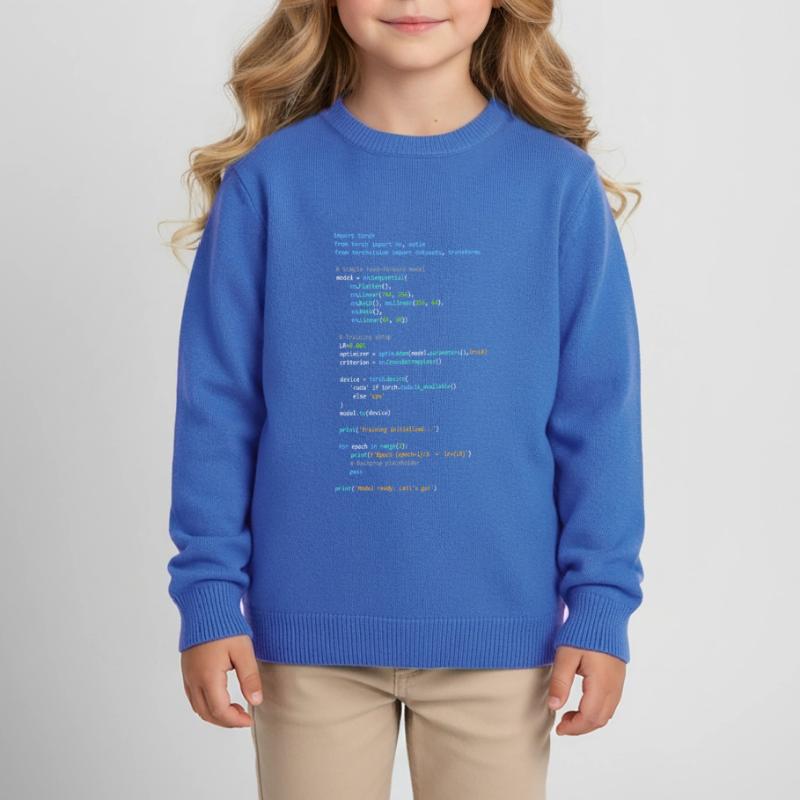 Programmer Humor - Developer Logic and Technology Kids Organic Sweatshirt by Stanley/Stella