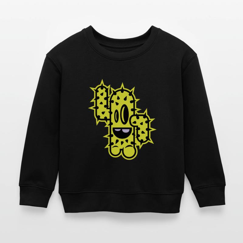cactus high five comic Kids Organic Sweatshirt by Stanley/Stella