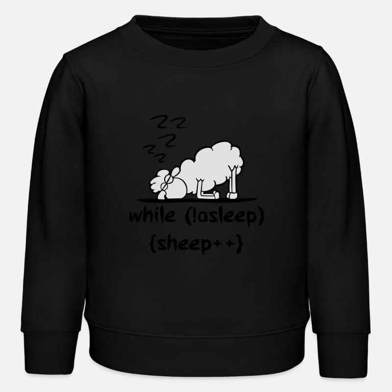 mouton endormi - Sweat enfant bio Stanley/Stella - noir