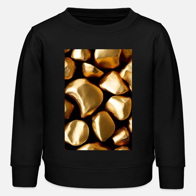 Pièces d’or - Sweat enfant bio Stanley/Stella - noir