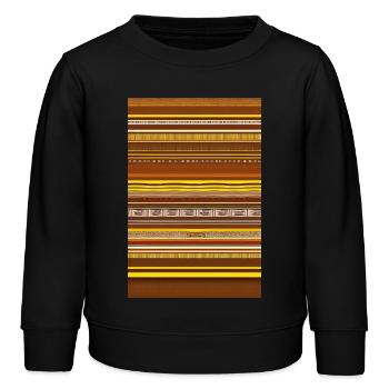 Motif vintage - Sweat enfant bio Stanley/Stella - noir - Devant - AI Model Kid Male (0cm)
