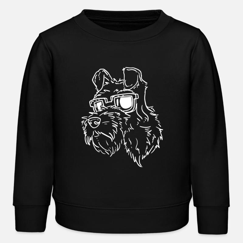 Schnauzer - Sweat enfant bio Stanley/Stella - noir
