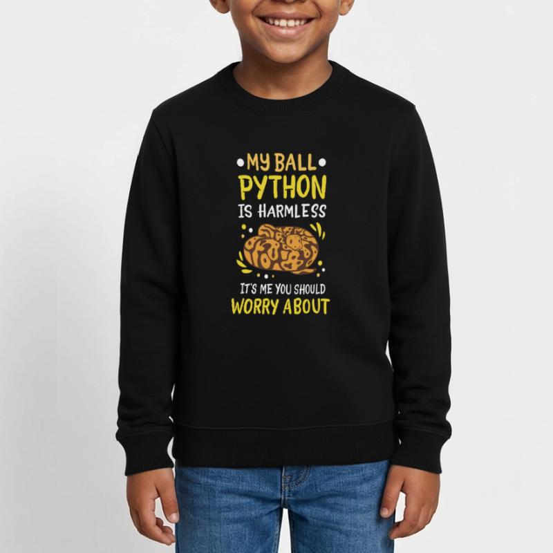 Ball Python Kinder Organic Sweatshirt Mini Changer von Stanley/Stella