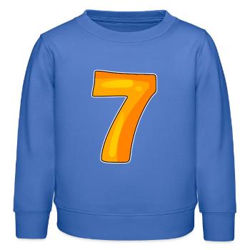 7 - Kinder Organic Sweatshirt Mini Changer von Stanley/Stella - carolina Blue - Vorne - AI Model Kid Female (0cm)