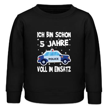 5. Geburtstag Geschenk 5 Jahre Kindergeburtstag - Kinder Organic Sweatshirt Mini Changer von Stanley/Stella - Schwarz - Vorne - AI Model Kid Male (0cm)