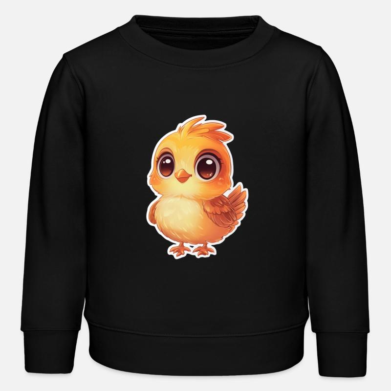 Poussin - Sweat enfant bio Stanley/Stella - noir