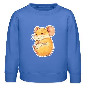 souris - Sweat enfant bio Stanley/Stella - carolina blue - Devant - AI Model Kid Female (0cm)