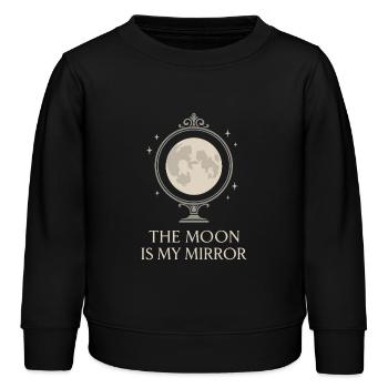 Déesse Lunaire du cycle lunaire intentionnellement - Sweat enfant bio Stanley/Stella - noir - Devant - AI Model Kid Male (0cm)
