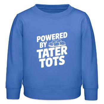 Propulsé par des Tater Tots - Sweat enfant bio Stanley/Stella - carolina blue - Devant - AI Model Kid Female (0cm)