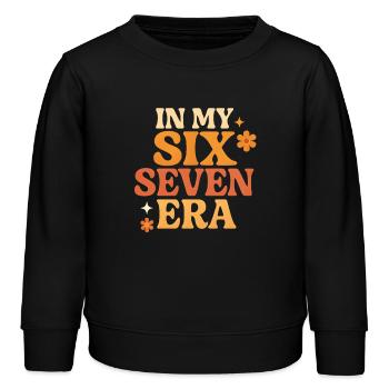 Dans mon mème d’humour italien de la pourriture cervementale de l’ère 67 des Six Sept - Sweat enfant bio Stanley/Stella - noir - Devant - AI Model Kid Male (0cm)