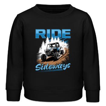 UTV Off Road 4 Wheeler Side by side - Kinder Organic Sweatshirt Mini Changer von Stanley/Stella - Schwarz - Vorne - AI Model Kid Male (0cm)