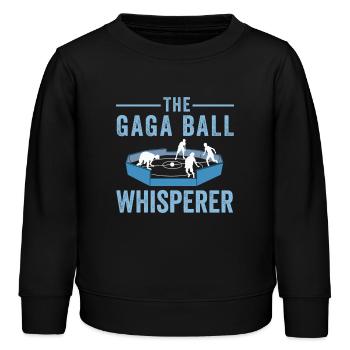 Le Chuchoteur du Bal Gaga - Sweat enfant bio Stanley/Stella - noir - Devant - AI Model Kid Male (0cm)