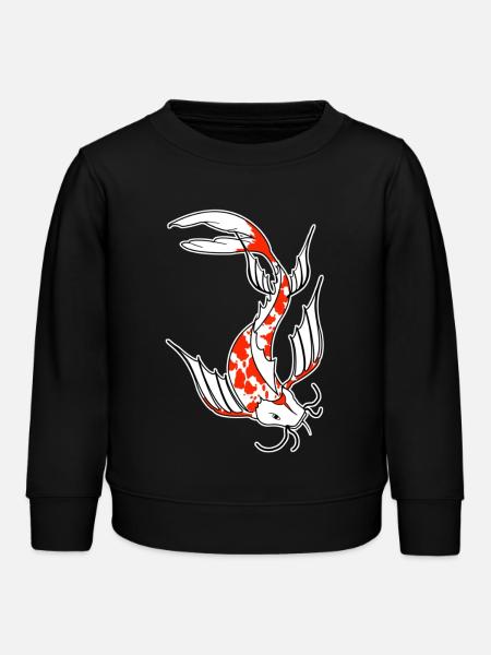 koi - Kinder Organic Sweatshirt Mini Changer von Stanley/Stella - Schwarz