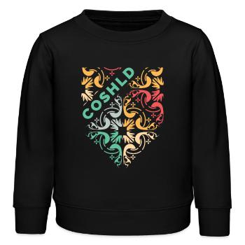 Lisbonne Portugal Icône Logo Icône Illustration - Sweat enfant bio Stanley/Stella - noir - Devant - AI Model Kid Male (0cm)
