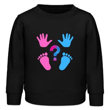 Mädchen oder Junge - Kinder Organic Sweatshirt Mini Changer von Stanley/Stella - Schwarz - Vorne - AI Model Kid Male (0cm)