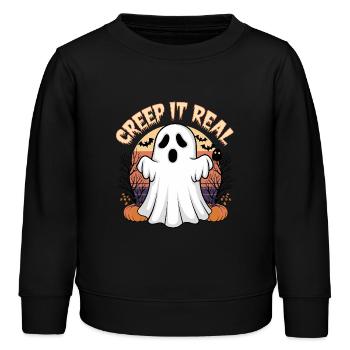 Effrayez-le vraiment - Sweat enfant bio Stanley/Stella - noir - Devant - AI Model Kid Male (0cm)