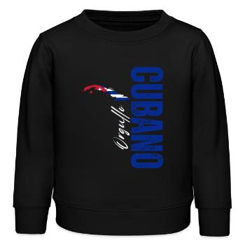 Fierté cubaine, design vertical - Sweat enfant bio Stanley/Stella - noir - Devant - AI Model Kid Male (0cm)