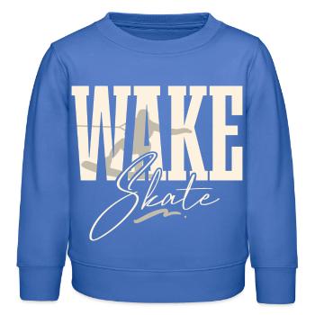 Wakeskate Wakeskating Wakeskater Wakeboard - Sweat enfant bio Stanley/Stella - carolina blue - Devant - AI Model Kid Female (0cm)