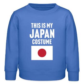 C’est mon costume japonais - Sweat enfant bio Stanley/Stella - carolina blue - Devant - AI Model Kid Female (0cm)