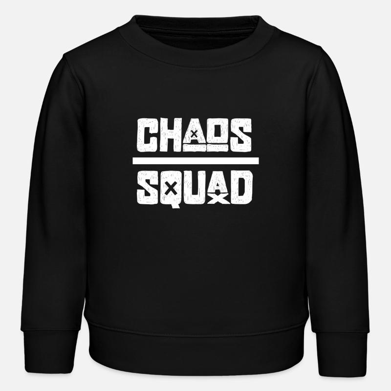 chaos - Sweat enfant bio Stanley/Stella - noir