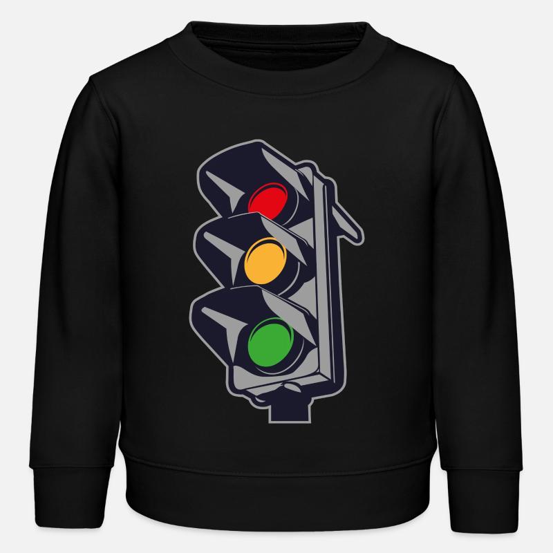 Ampel - Kinder Organic Sweatshirt Mini Changer von Stanley/Stella - Schwarz