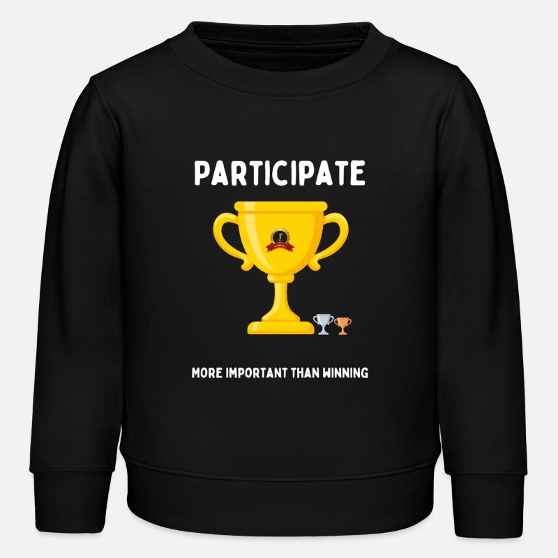 Participer - Sweat enfant bio Stanley/Stella - noir