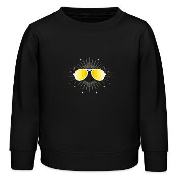 lunettes de soleil - Sweat enfant bio Stanley/Stella - noir - Devant - AI Model Kid Male (0cm)