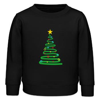 Noël Noël Noël No� - Sweat enfant bio Stanley/Stella - noir - Devant - AI Model Kid Male (0cm)