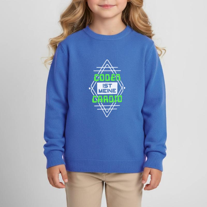 Coden Statement Developer Computerfreak Skripting Kinder Organic Sweatshirt Mini Changer von Stanley/Stella