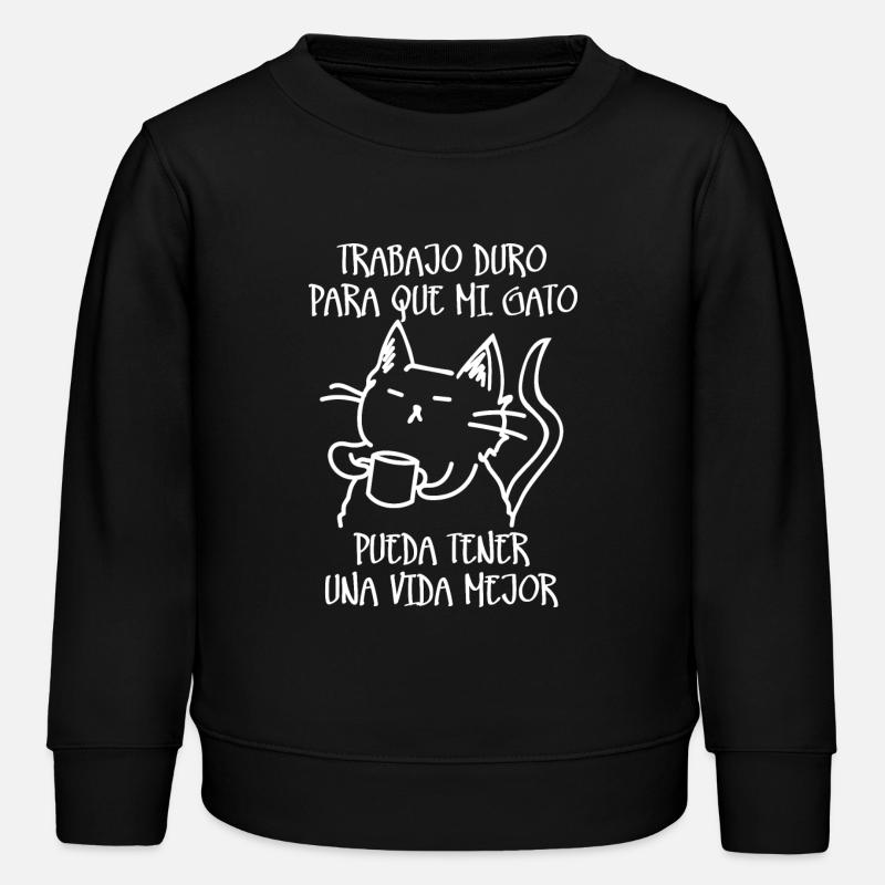 Harte Arbeit (dunkel) - Kinder Organic Sweatshirt Mini Changer von Stanley/Stella - Schwarz
