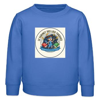 Das Kabinett der Torbude-Gesetze - Kinder Organic Sweatshirt Mini Changer von Stanley/Stella - carolina Blue - Vorne - AI Model Kid Female (0cm)