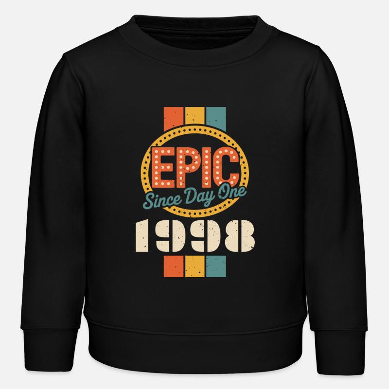 Legendär seit 1998 - Kinder Organic Sweatshirt Mini Changer von Stanley/Stella - Schwarz