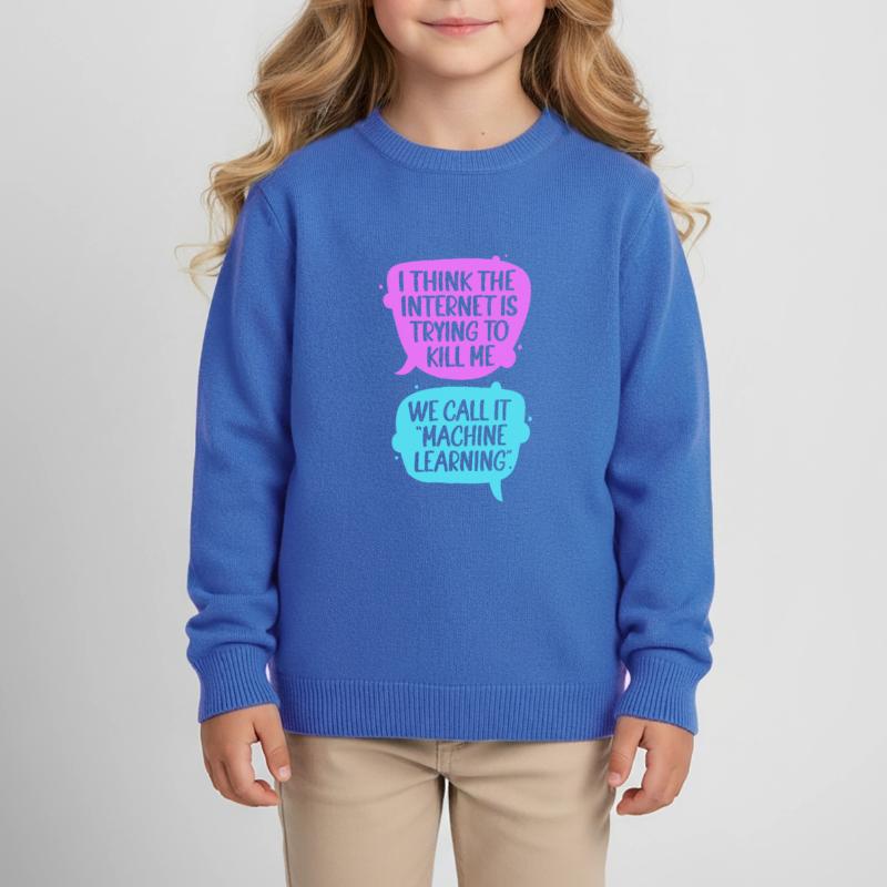 GPT Programmer Coder Kids Organic Sweatshirt by Stanley/Stella