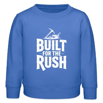 Built for the Rush - Kids Organic Sweatshirt by Stanley/Stella - carolina blue - Front - AI Model Kid Female (0cm)