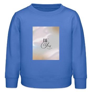 SOYEZ TOUJOURS VOUS-MÊME - Sweat enfant bio Stanley/Stella - carolina blue - Devant - AI Model Kid Female (0cm)