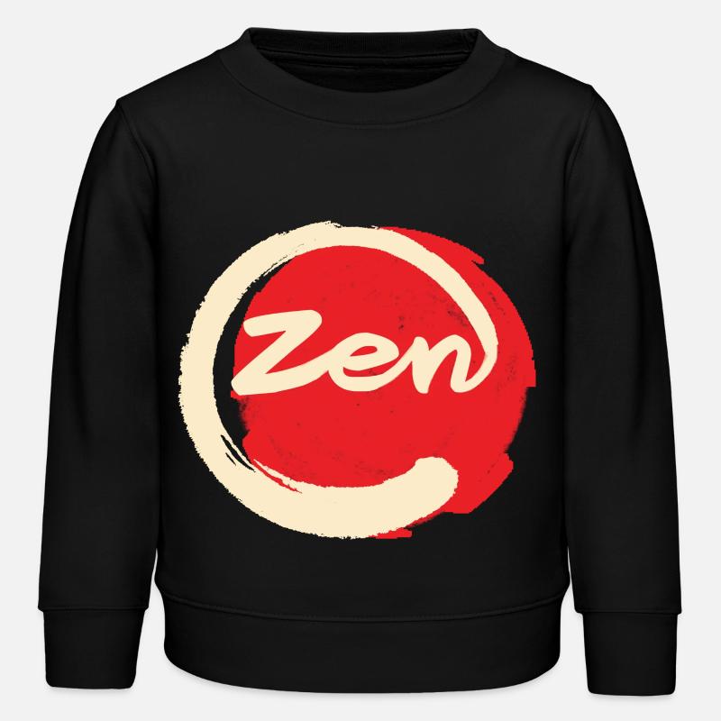 Zen - Sweat enfant bio Stanley/Stella - noir
