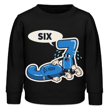 67 Six Seven Meme Weihnachten Italian meme - Kinder Organic Sweatshirt Mini Changer von Stanley/Stella - Schwarz - Vorne - AI Model Kid Male (0cm)