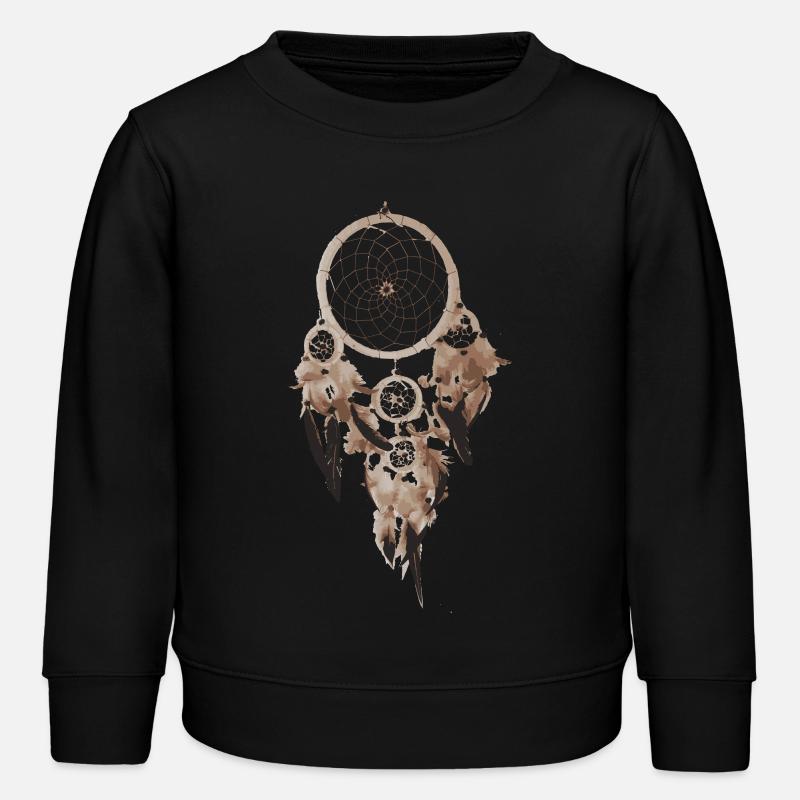 Attrape-rêves dream catcher - Sweat enfant bio Stanley/Stella - noir