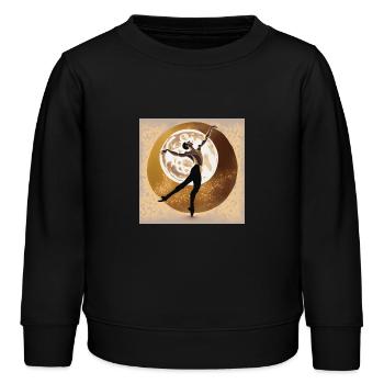 The perfect combination - Kids Organic Sweatshirt by Stanley/Stella - black - Front - AI Model Kid Male (0cm)